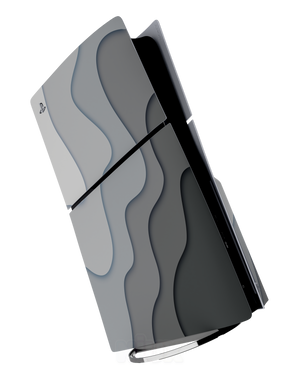 Skin premium para Playstation diseño Flux Fog, vista frontal con acabado mate