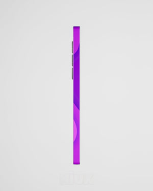 Skin premium para Samsung diseño Flux Myst, vista lateral izquierda con acabado mate