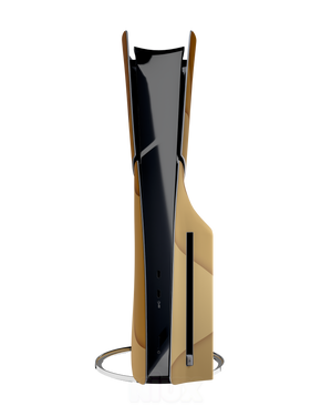 Skin premium para Playstation diseño Flux Sienna, vista lateral derecha con ajuste preciso