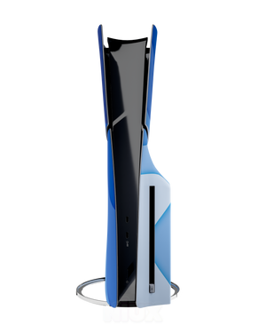 Skin premium para Playstation diseño Flux Abyss, vista lateral derecha con ajuste preciso