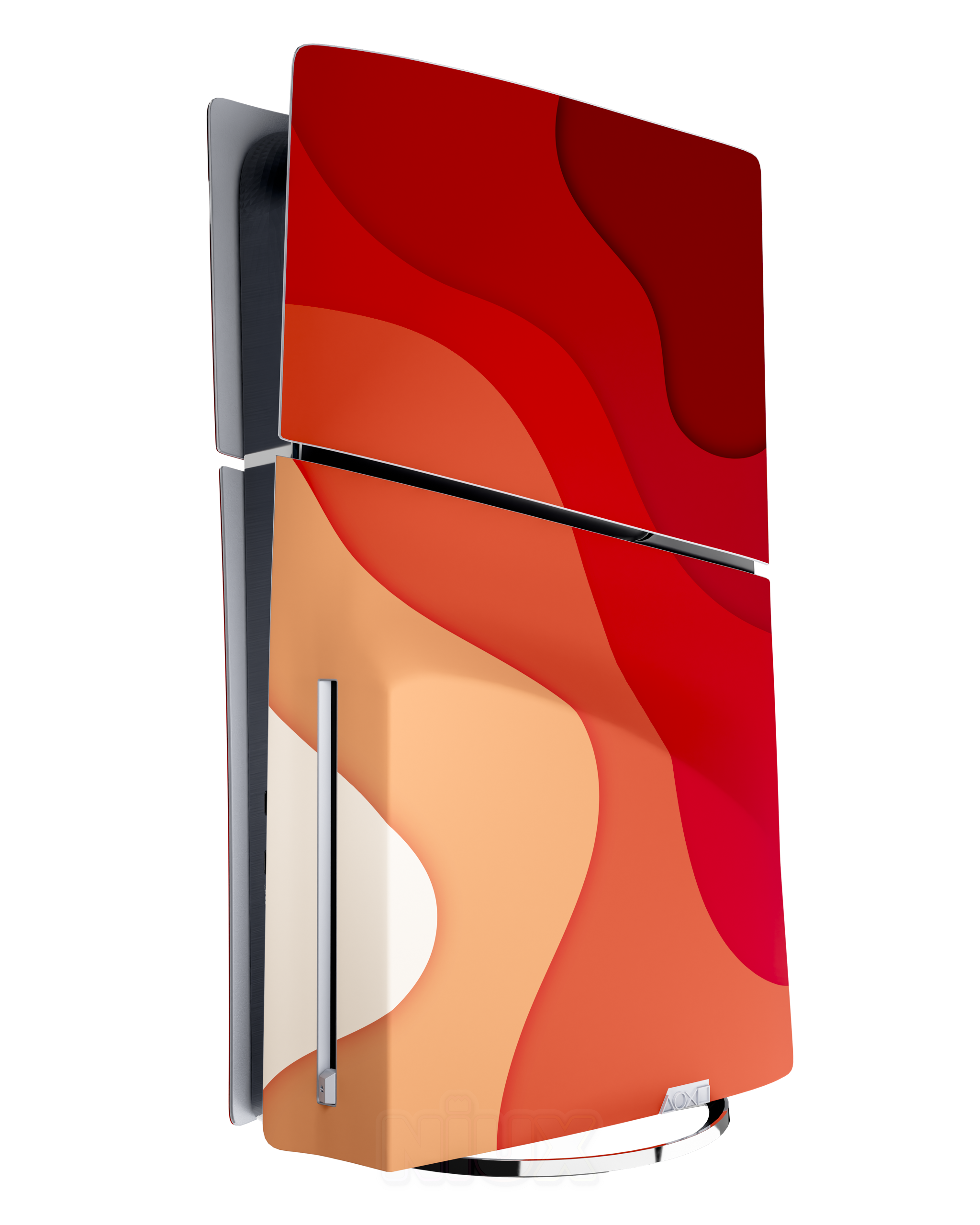 Skin premium para Playstation diseño Flux Flare, vista lateral izquierda con acabado mate