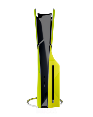 Skin premium para Playstation diseño Flux Lemonwave, vista lateral derecha con ajuste preciso