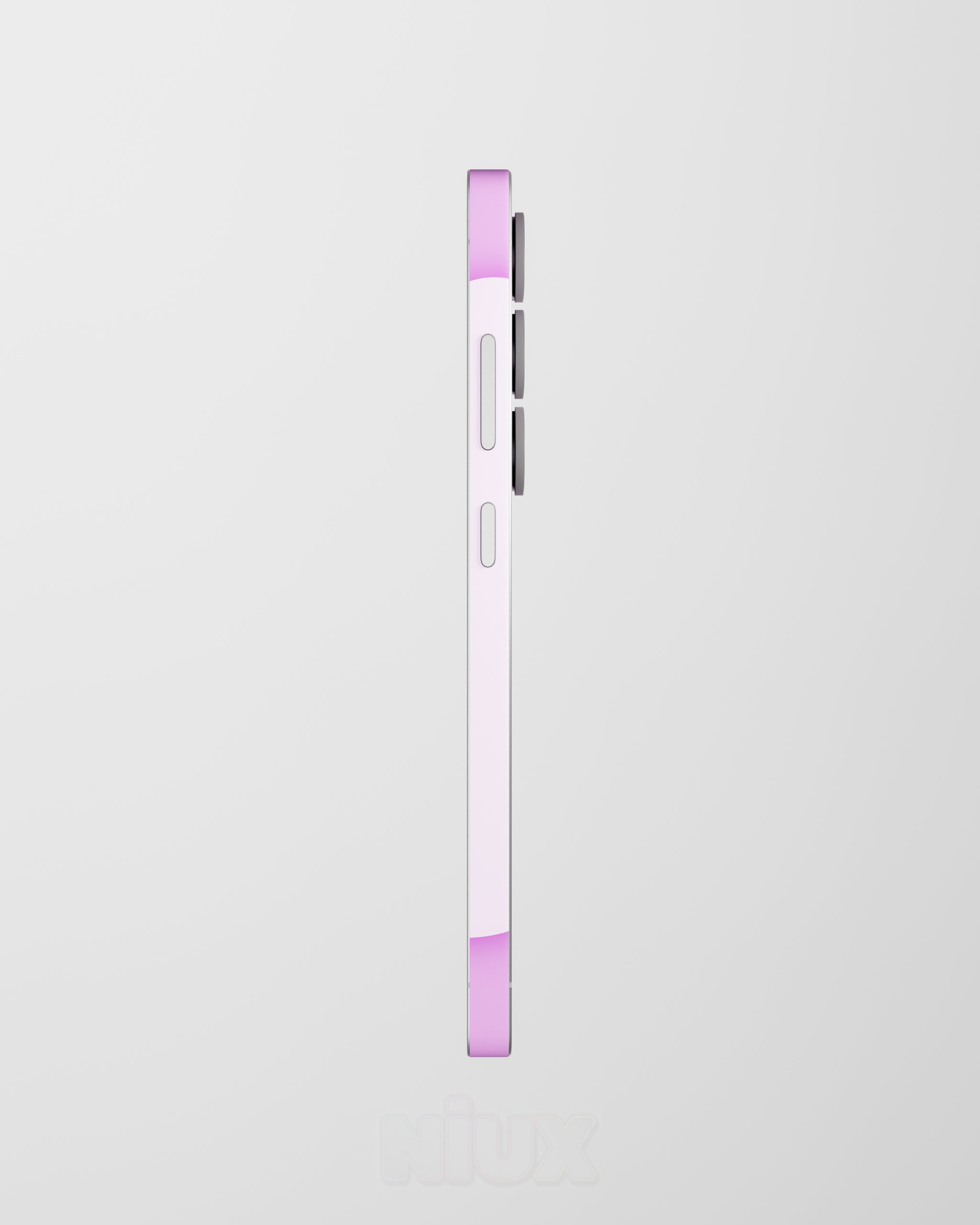 Skin premium para Samsung diseño Flux Myst, vista lateral derecha con ajuste preciso