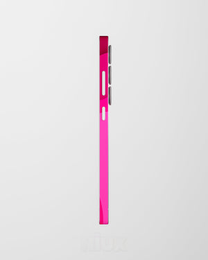 Skin premium para Samsung diseño Flux Rosé, vista lateral derecha con ajuste preciso